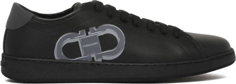 Salvatore Ferragamo Stijlvolle Sneakers voor Mannen en Vrouwen Black Heren