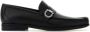 Ferragamo Zwarte Leren Caspian Loafers - Thumbnail 1