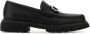 Ferragamo Zwarte Leren Cocoon Loafers - Thumbnail 1