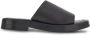 Ferragamo Zwarte Leren Crossover Sandalen - Thumbnail 1