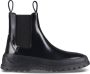 Ferragamo Zwarte Leren Enkellaarzen - Thumbnail 1