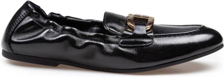 Ferragamo Zwarte leren Jodie Loafer Mocassin