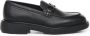 Ferragamo Zwarte Mocassin Platte Schoenen - Thumbnail 1