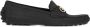 Ferragamo Zwarte platte leren loafers - Thumbnail 1