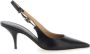 Ferragamo Zwarte Sling Pump met Middelhoge Hak - Thumbnail 1
