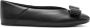 Ferragamo Zwarte Strik Slip-On Schoenen Ronde Neus - Thumbnail 1
