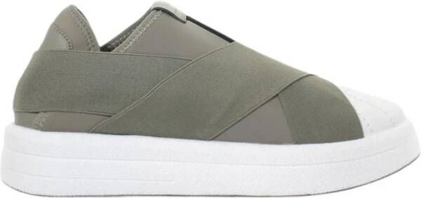 Fessura Groene Foam X Sneakers met Flyknit Bovenwerk