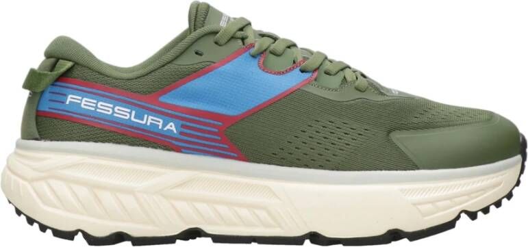 Fessura Groene Sneakers met Slot Technologie