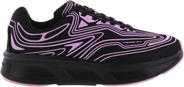 Fessura Runflex Sneaker Zwart Roze