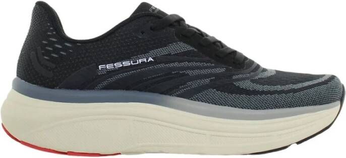Fessura Zwarte Ade de Jacquard Sneakers
