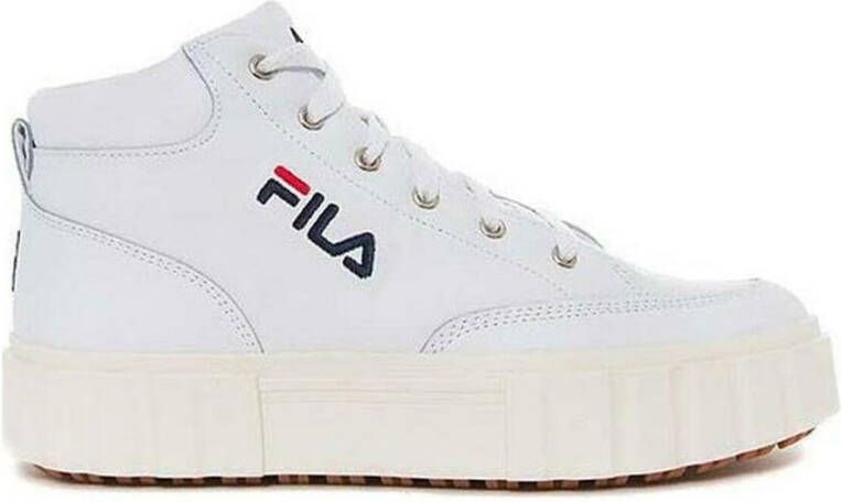 Fila sandblast mid booties White Dames