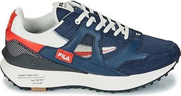Fila Blauwe Vrijetijdssneakers voor Mannen Blue Heren