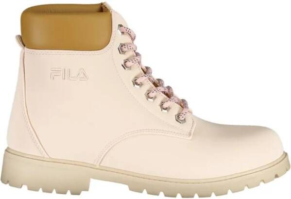 Fila Chique Roze Veterschoenen met Borduurdetails Pink Dames
