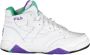 Fila Sportieve Hoge Sneakers met Contrastdetails White Dames - Thumbnail 3