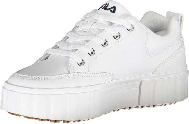 Fila Witte Sleehak Sneakers met Geborduurd Detail White Dames - Foto 7