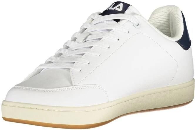 Fila Witte Polyester Sportsneaker Blauwe Details White Heren - Foto 3