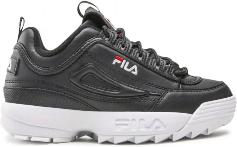 Fila sneakers zwart Jongens Meisjes Imitatieleer Logo 38