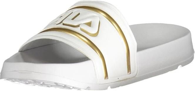 Fila Witte Sandaal met Gouden Logodetails - Foto 2