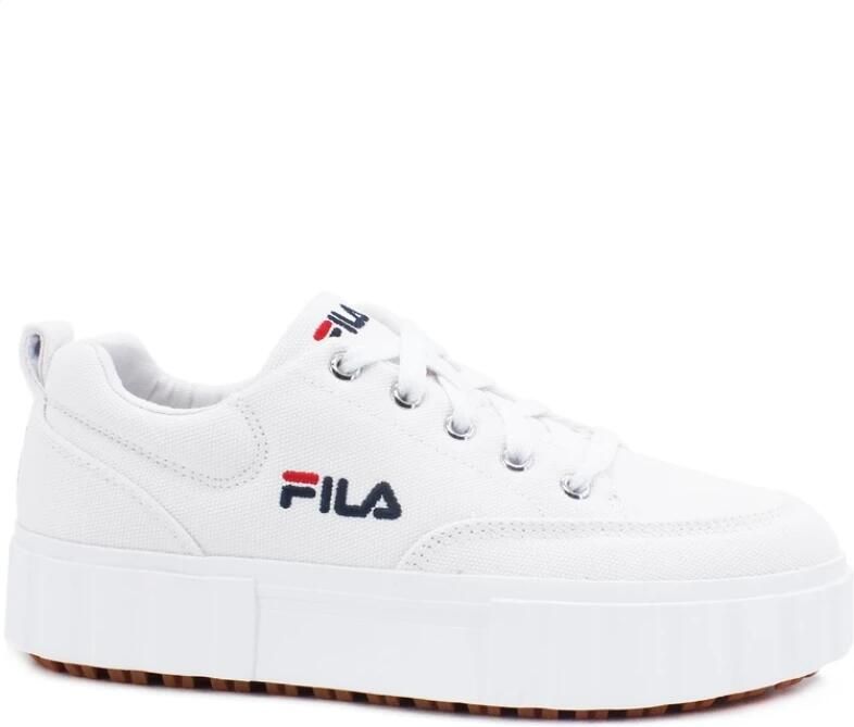 Fila Witte Lage Sandblast Damessneakers White Dames - Foto 2