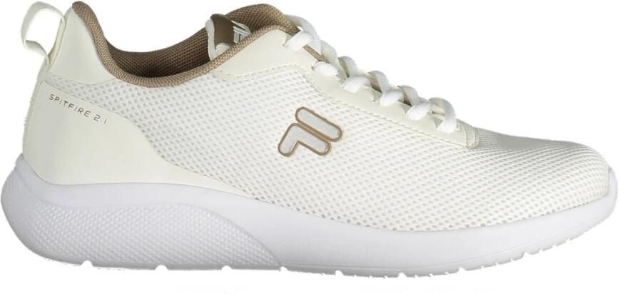 Fila Sportieve Beige Vetersneakers met Contrastdetails Beige Dames - Foto 2