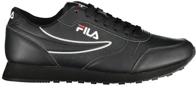 Fila Sportieve Veterschoenen Zwart Contrast Logo Black Dames - Foto 2