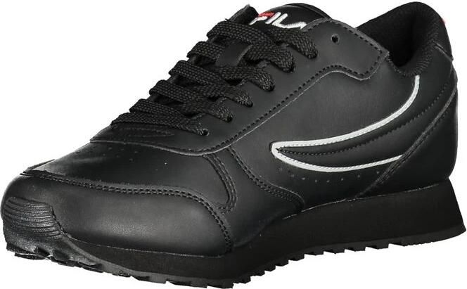 Fila Sportieve Veterschoenen Zwart Contrast Logo Black Dames - Foto 3