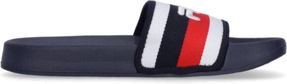 Fila Gestreepte Herenslippers Marineblauw Blue Heren - Foto 2