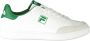 Fila Heren Witte Sportschoenen Groene Accenten White Heren - Thumbnail 8