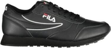 Fila Klassieke Stijl Zwarte Polyethyleen Sneakers