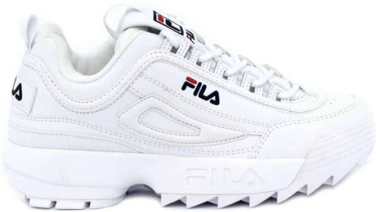 Fila Witte Polyester Sneaker met Contrasterende Details White Dames - Foto 16