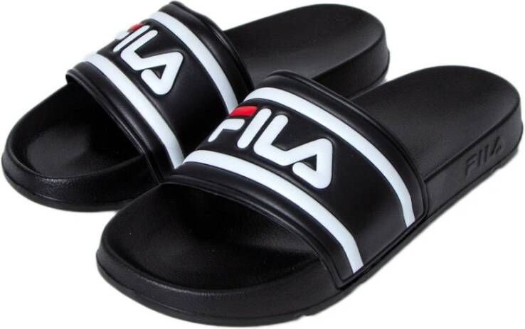 fila badslippers zwart