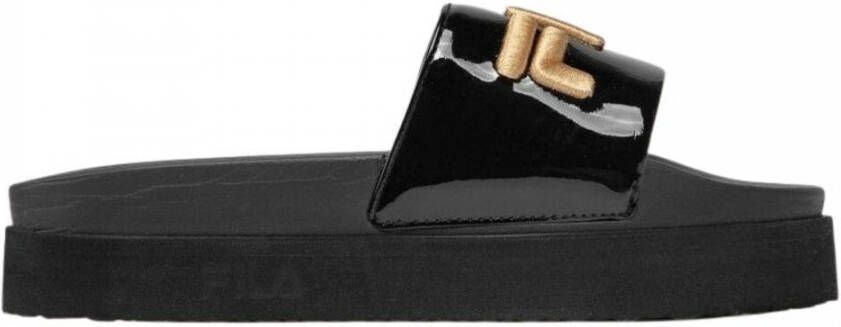 Fila Morro Bay Zeppa Sliders Zwart Dames - Foto 2