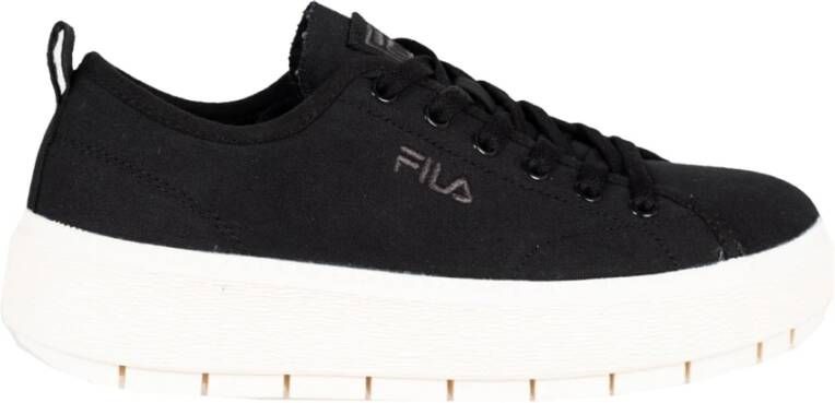 Fila Platform Sneakers met Geborduurd Logo Black Dames