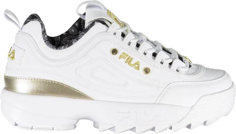 Fila Witte Vetersneakers met Contrastdetails White Dames - Foto 2
