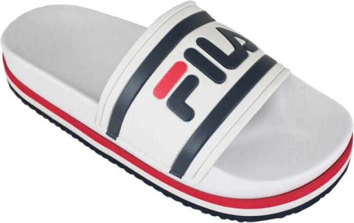 Fila Morro Bay Zeppa WMN 1010639 02P Vrouwen Wit Slippers