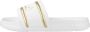 Fila n Flip- Flops Morro Bay Logo Slipper White Gold - Thumbnail 2