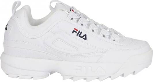 Fila Witte Polyester Sneaker met Contrasterende Details White Dames - Foto 19