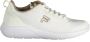 Fila Sportieve Beige Vetersneakers met Contrastdetails Beige Dames - Thumbnail 1