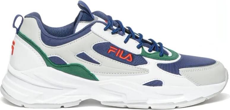 Fila Heren Blauwe canvas sneaker Schoenen