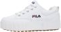 Fila Chique witte sleehaksneakers met geborduurd detail White Dames - Thumbnail 11