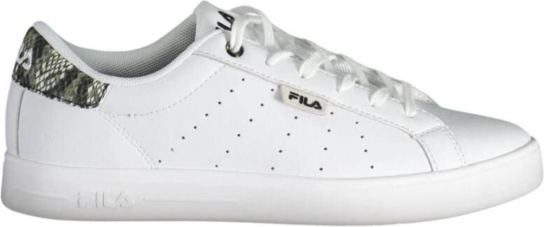 Fila White Polyester Sneaker Wit Dames