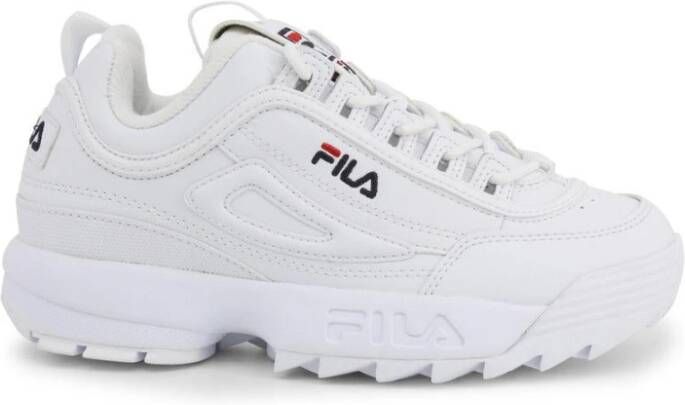 Fila Witte Polyester Sneaker met Contrasterende Details White Dames - Foto 17