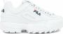 Fila Witte Polyester Sneaker met Contrasterende Details White Dames - Thumbnail 2
