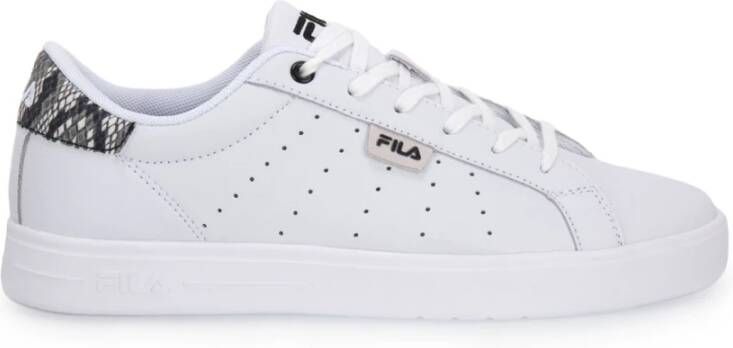 Fila White Polyester Sneaker Wit Dames