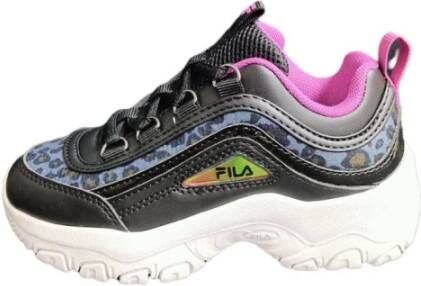 Fila Strada A sneakers dierenprint zwart fuchsia Mesh Dierenprint 39 - Foto 5