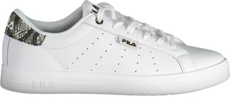 Fila Sportieve Veterschoenen Wit Contrastdetails White Dames