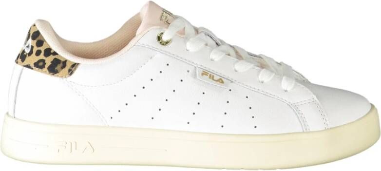 Fila Sportieve Veterschoenen Wit Contrast Logo White Heren