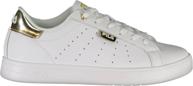 Fila Sportieve Veterschoenen Wit Goud Contrast