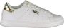 Fila Sportieve witte vetersneakers met gouden details White Dames - Thumbnail 2