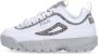 Fila Wit Grijs Violet Lage Top Sneaker White Dames - Thumbnail 1